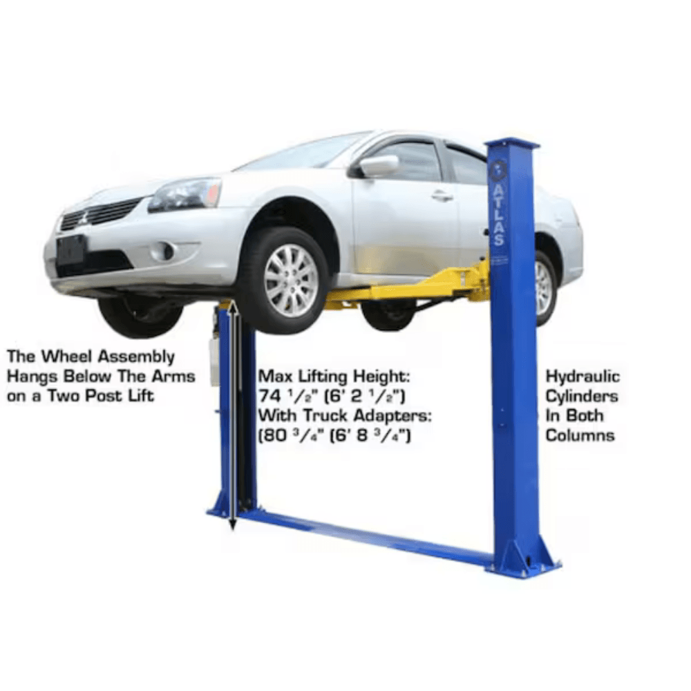 Atlas 9KBPX Baseplate 2-Post Car Lift 4082.3kg