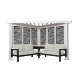 Backyard Discovery Ridgedale Steel Cabana Pergola 2.4m x 2.4m