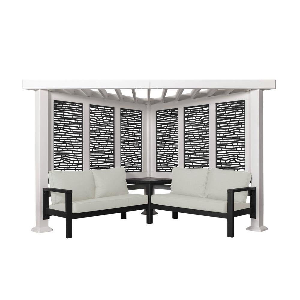 Backyard Discovery Ridgedale Steel Cabana Pergola 2.4m x 2.4m