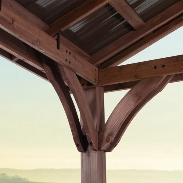 Backyard Discovery Arlington 3.7m x 3.7m Wood Gazebo