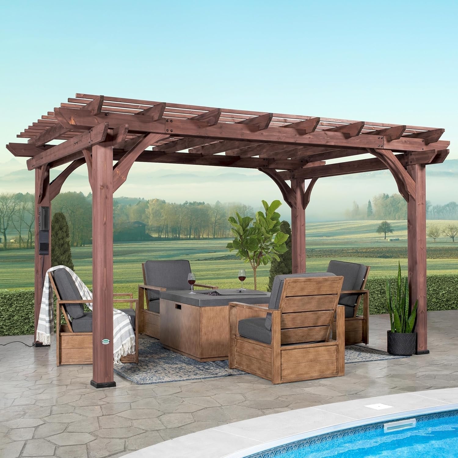 Backyard Discovery Somerville Pergola 4.27m x 3.05m