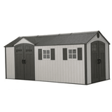 Lifetime Outdoor Storage Shed Dual Entry Tan 2.44m x 5.33m