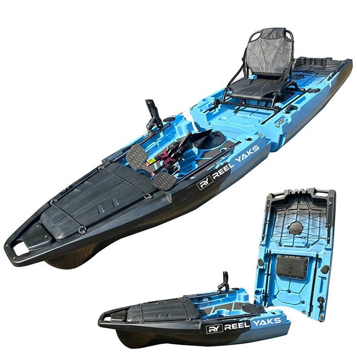 ReelYaks Recon Modular Pedal Fishing Kayak 3.2m x 90cm