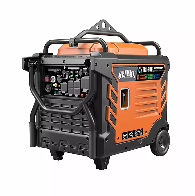 Genmax 11000W Tri-Fuel Portable Inverter Generator