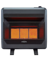 Bluegrass Living B28TPIR-BB Propane Gas Space Heater 64.8cm x 21.6cm