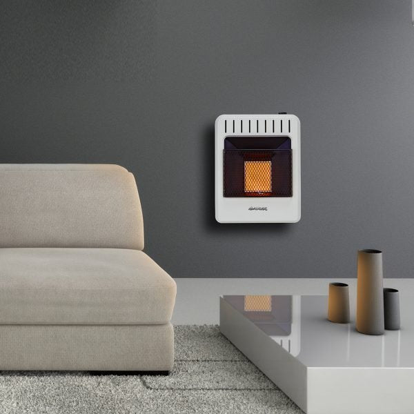 Avenger FDT1IRA-R Dual Fuel Ventless Space Heater 10000 BTU