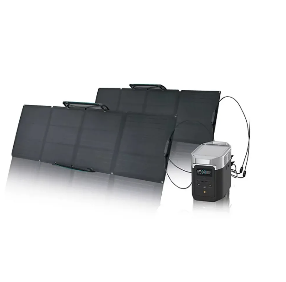 EcoFlow DELTA 2 950 Portable Power Station With 2x 110W Solar Panels