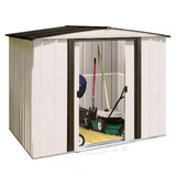 Newport 2.4m x 1.8m Galvanized Metal Shed