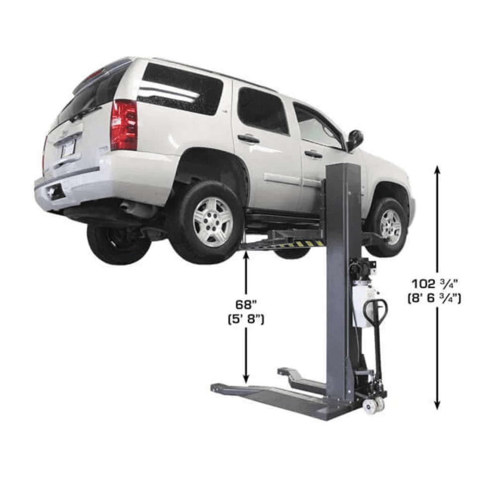Atlas PSP-6000 Single Post Car Lift 2721.6kg