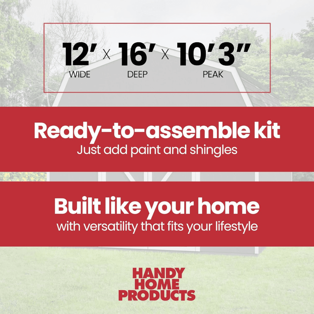 Hudson Wood Storage Shed 3.66m x 4.88m