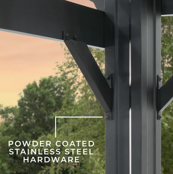 Backyard Discovery Stratford 4.3m x 3m Traditional Steel Pergola