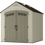 Suncast Vista 2.1m x 2.1m Resin Storage Shed Tan
