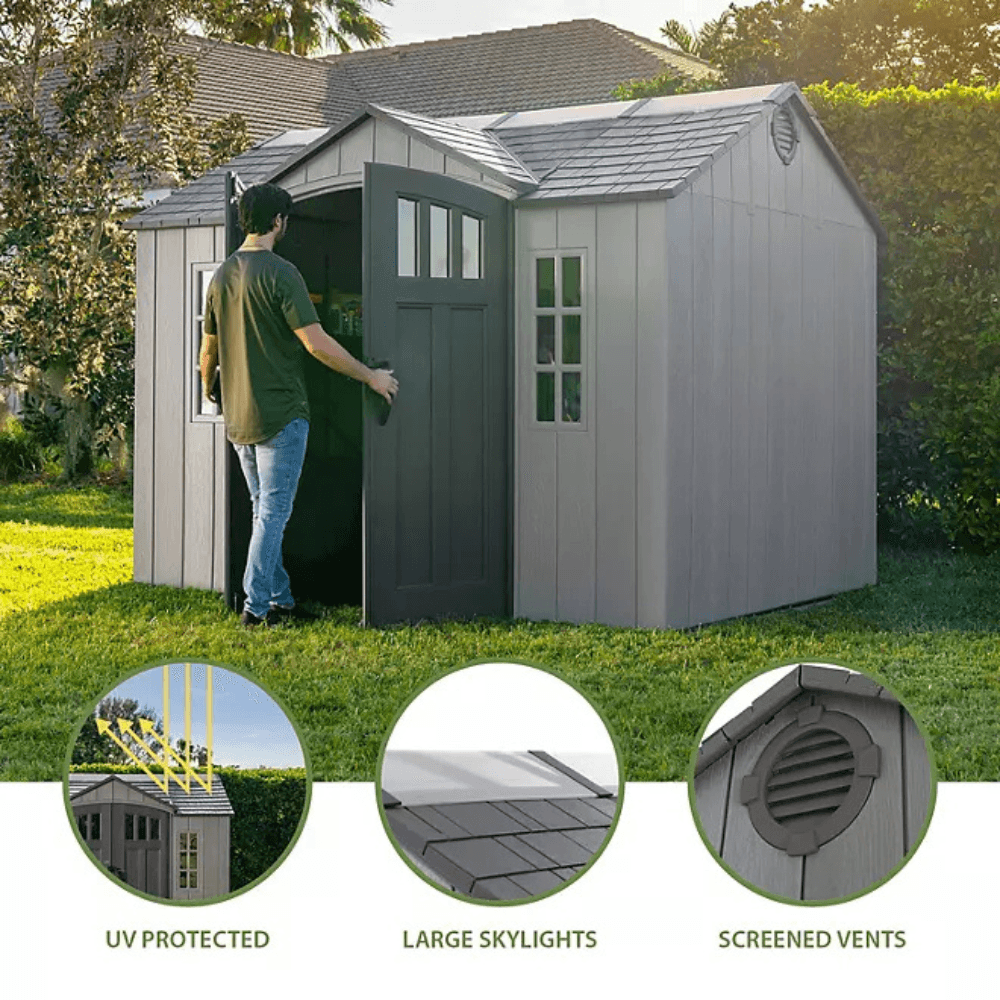 Lifetime Outdoor Storage Shed 3.05m x 2.44m