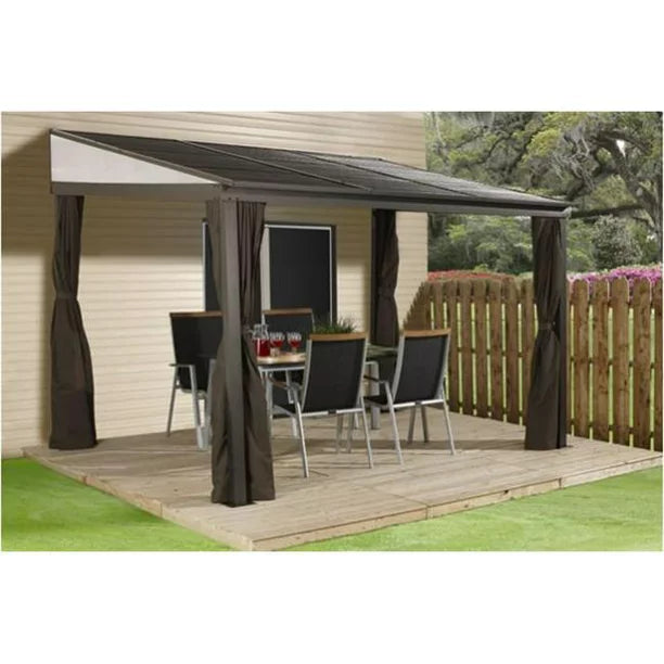 Sojag Portland No.53 Wall Gazebo Steel Roof 3x3.7m