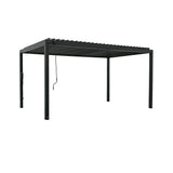Backyard Discovery Sarasota Galvanized Steel Louvered Pergola