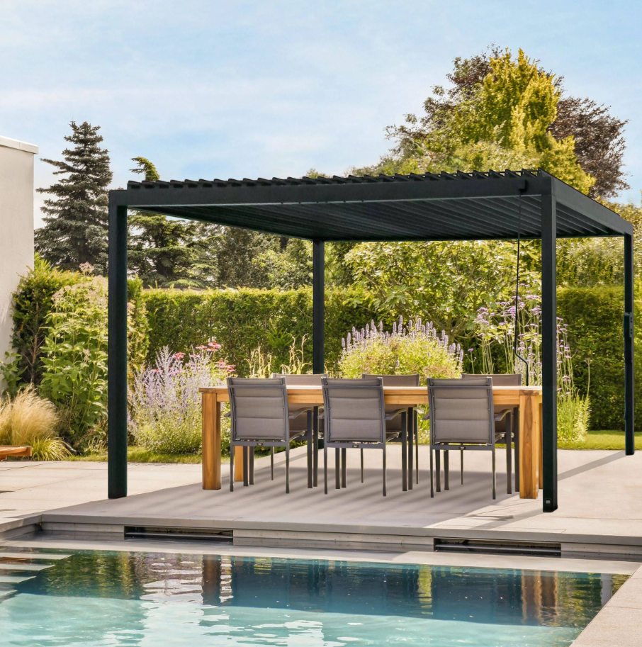 Backyard Discovery Sarasota Louvered Pergola 4.88m x 3.05m