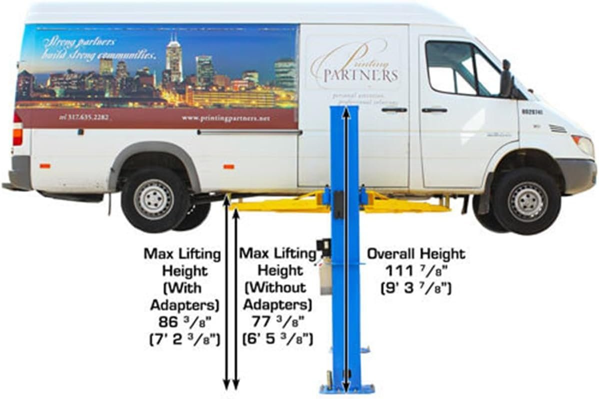 Atlas Equipment BP10000X 2-Post Car Lift 4535.9kg