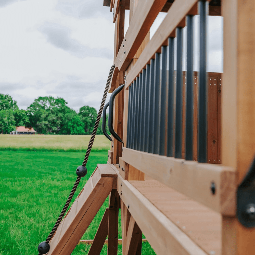 Sterling Point Wooden Outdoor Swing Set Playset