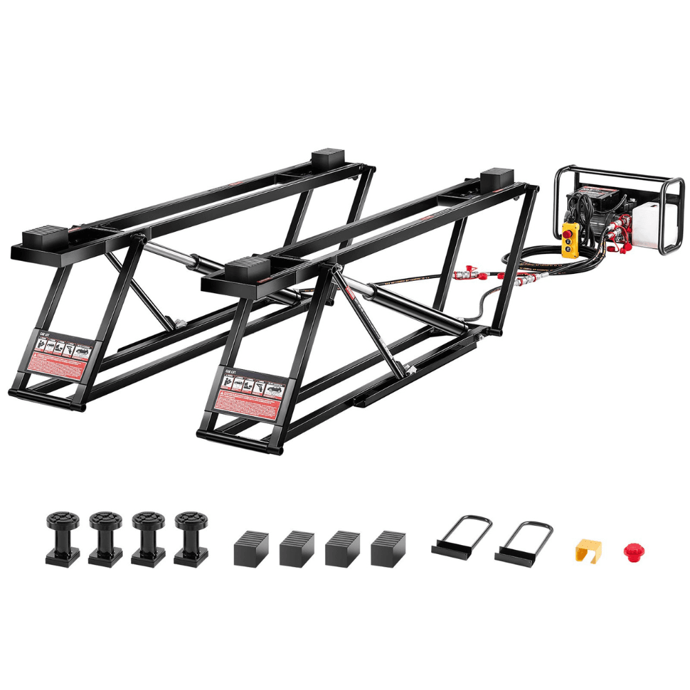 Adjustable Portable Car Lift with Remote Control 2268kg