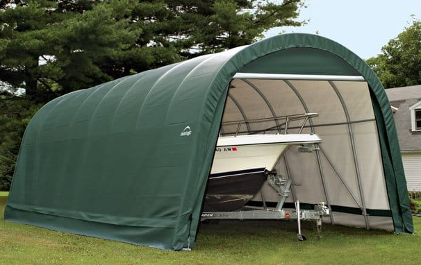 ShelterLogic Round Top Shelter 4.57m x 8.53m x 3.66m