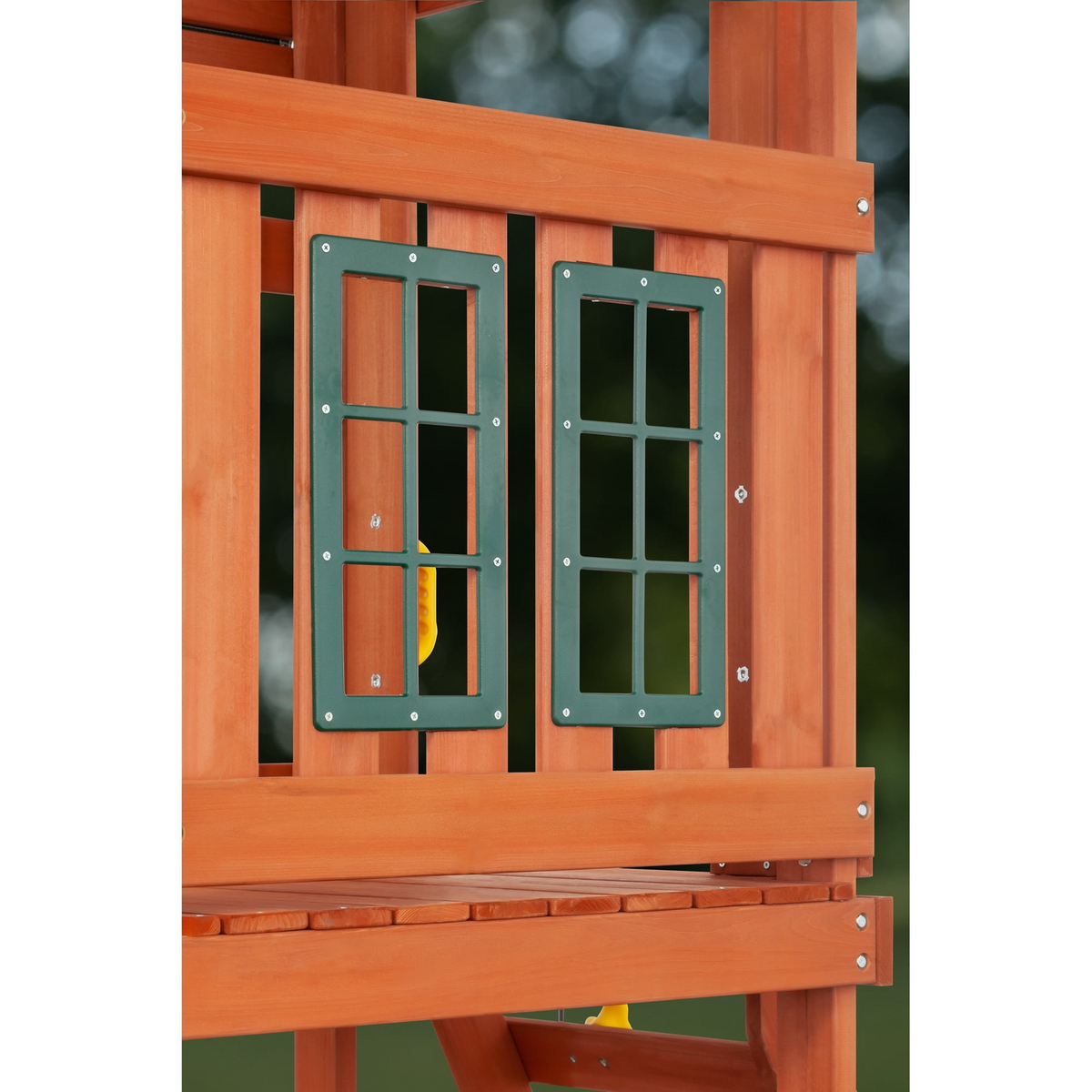 Creative Cedar Designs Cedar Cottage Wooden Swing Set 4.11m x 3.51m