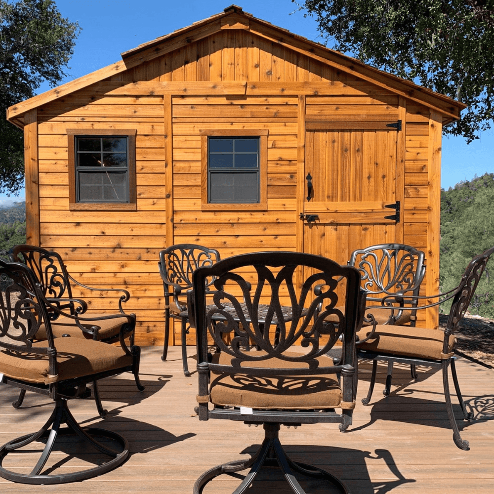Cedar Sunshed Garden Shed 3.7x3.7m