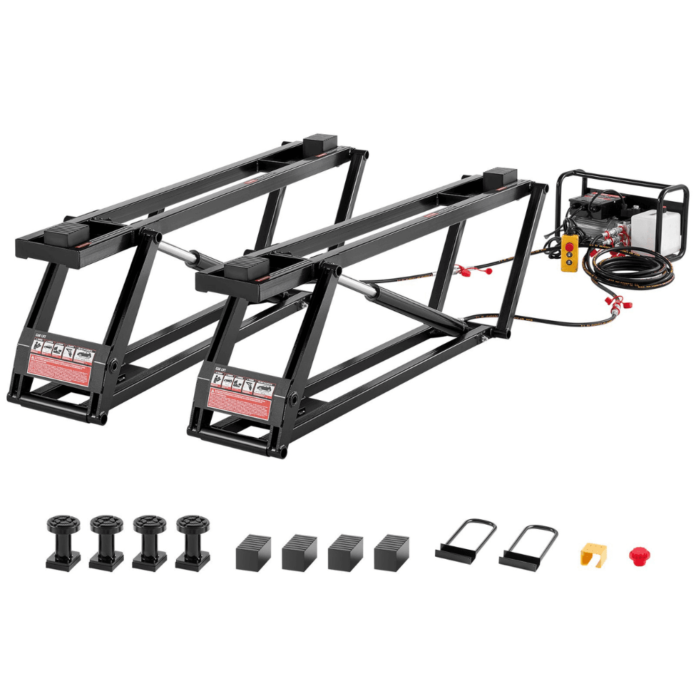 Adjustable Hydraulic Car Lift with Remote Control 3175kg