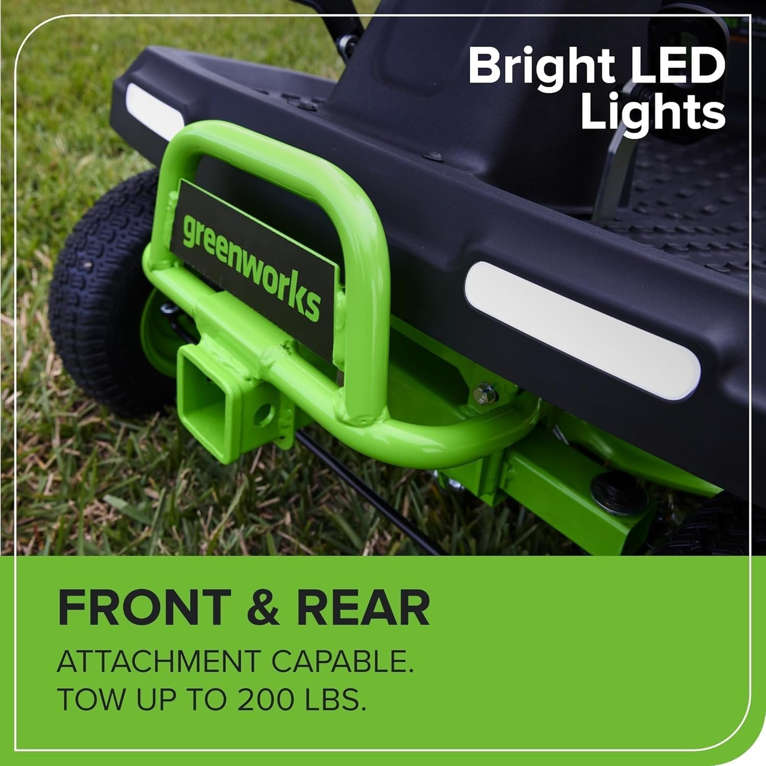 Greenworks 60V 76.2cm CrossoverT Riding Lawn Tractor