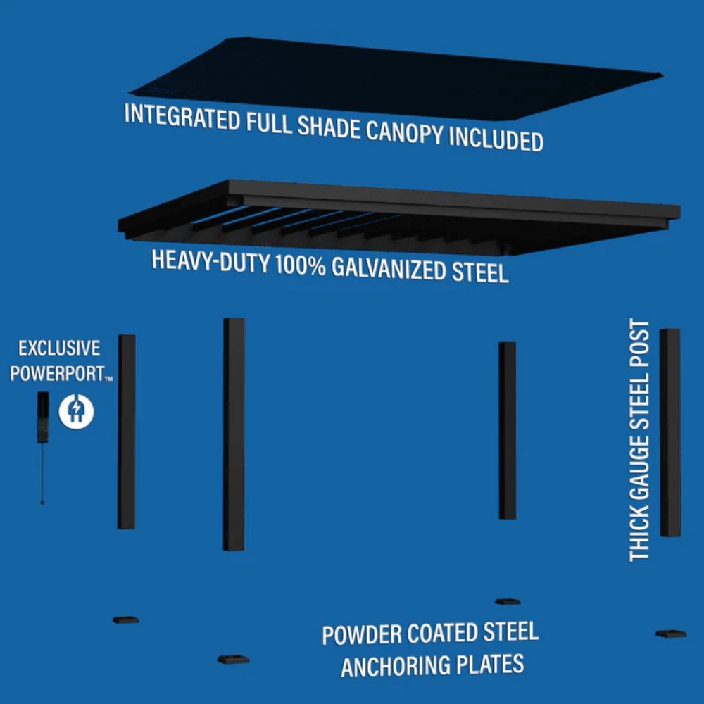Backyard Discovery Trenton 4.9x3.7m Steel Pergola