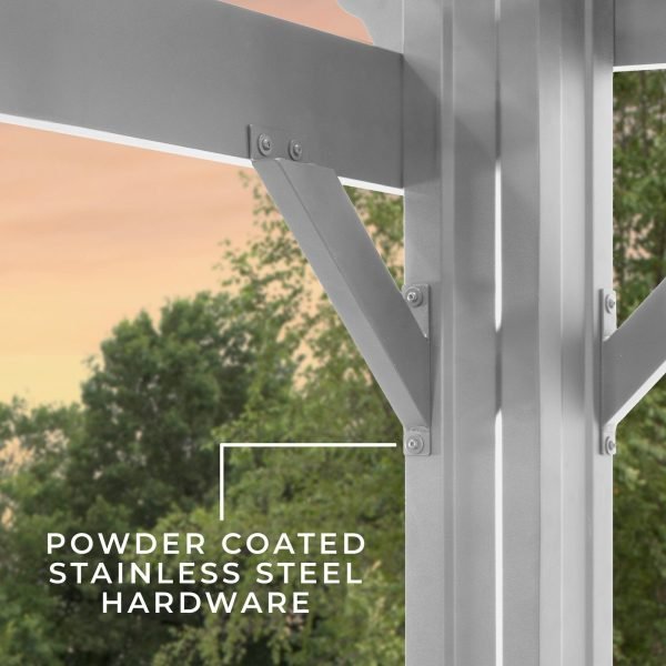 Hawthorne Traditional Steel Pergola 4.3m x 3.7m