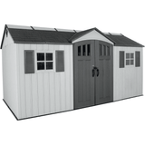 Lifetime Outdoor Storage Shed Dual Entry Gray 4.57m x 2.44m