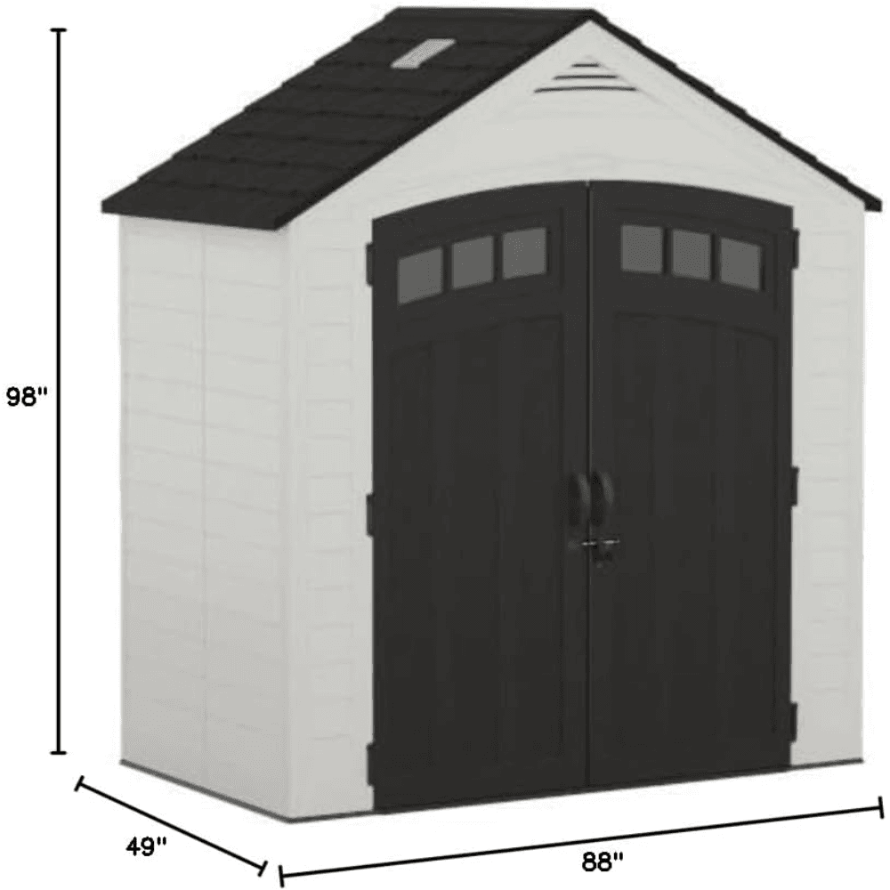 Suncast Vista Resin Storage Shed 2.24m x 1.24m