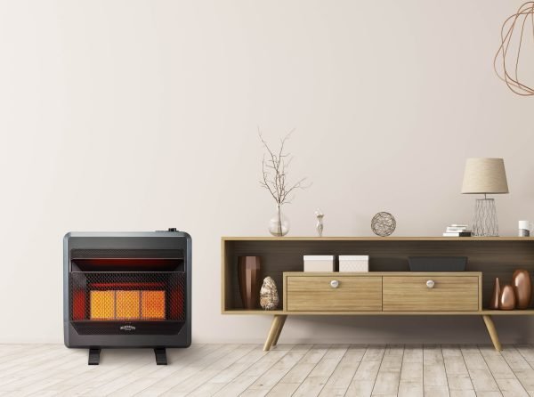 Bluegrass Living B28TPIR-BB Propane Gas Space Heater 64.8cm x 21.6cm