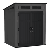 Suncast Modernist BMS6583T Resin Storage Shed 1.9m x 1.7m Gray
