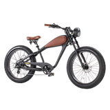 Revi Bikes Cheetah Fat Tire Electric Cruiser Bike 48V 750W