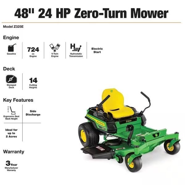 Z315E 20 HP Gas Zero-Turn Mower 106.7cm BG21130